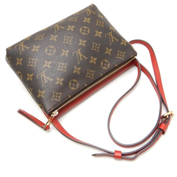 Louis Vuitton Monogram Twice Cerise Diagonal Shoulder Bag - Picture 2 of 8